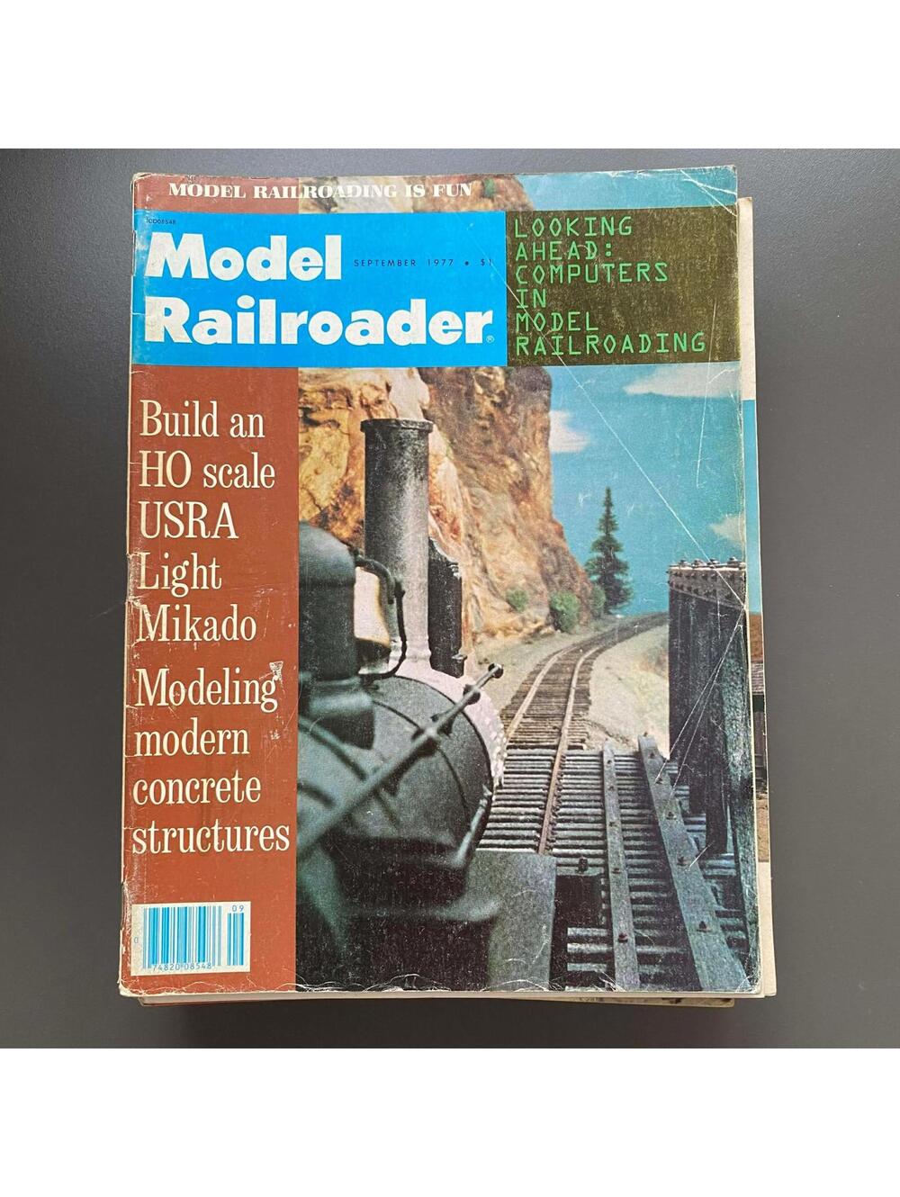 Model Railroader September 1977 Vintage History Magazine